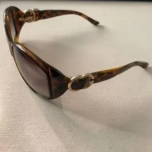 GUCCI 3521 Sunglasses GG 3521 GG3521/F/S C. 791JD Tortoise w/ Gold G Logo New GUCCI 3521 Sunglasses GG 3521 GG3521/F/S C. 791JD  main image 2